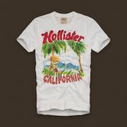 T-shirt Hollister Homme en Blanc